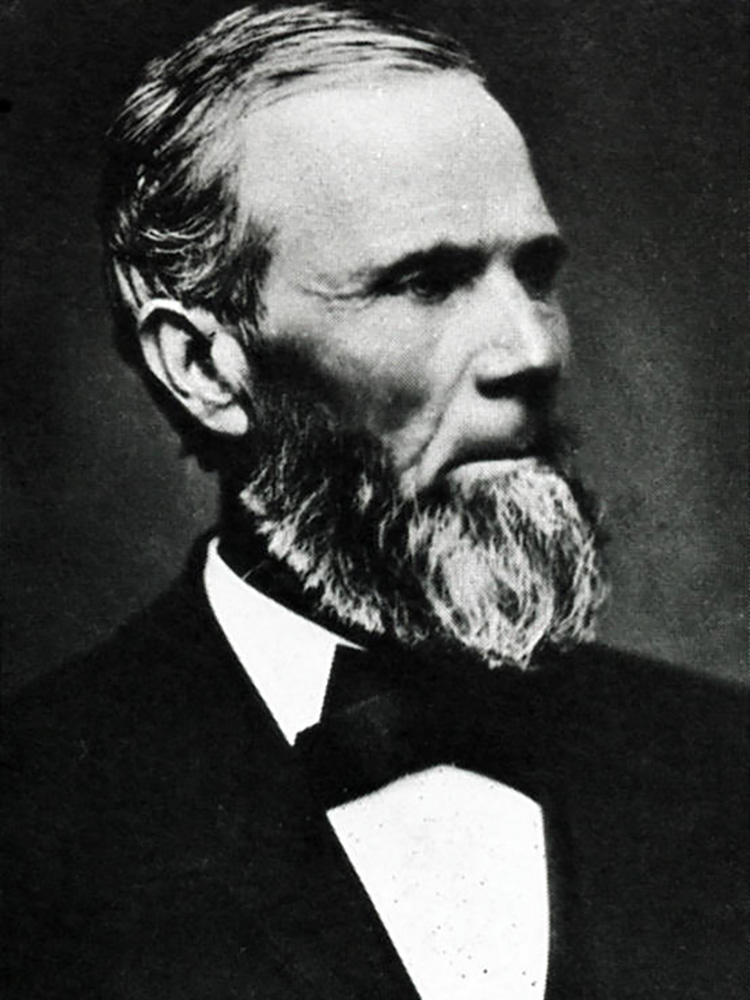 a black and grey photo of chancellor Fairfield