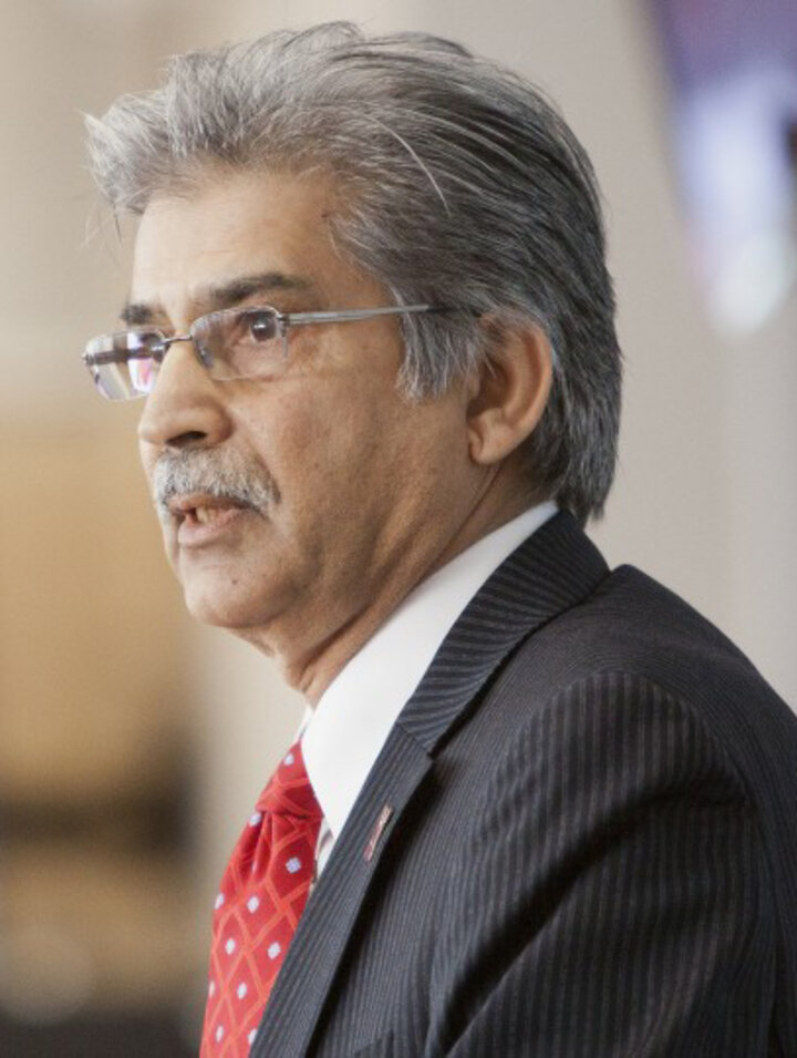 a profile shot of prem paul