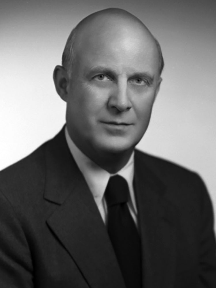 black and grey photo of chancellor young